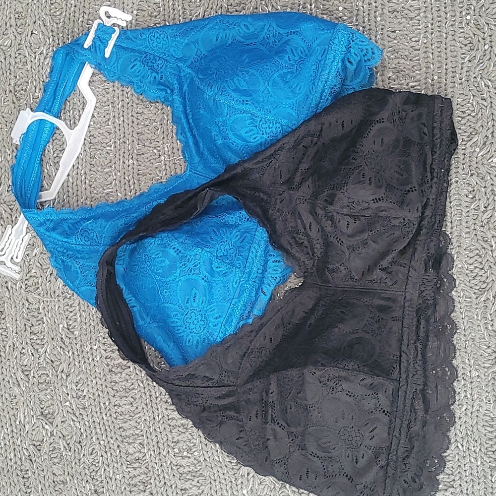 2 Lace Bralette 1X